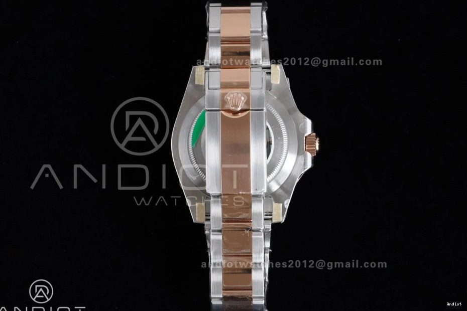 II GMT Bracelet 1:1 RG Master SS ARF Best on Edition V2 904L CHNR New SH3285 SS 126711 0521
